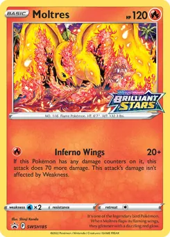 SWSH Black Star Promos Moltres [Staff] Pokémon card